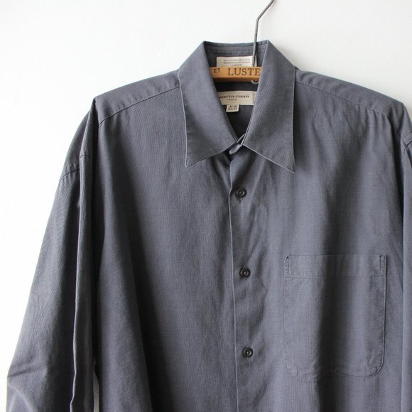 2/20$ Pronto Uomo Gray Shirt - Picture 1 of 9